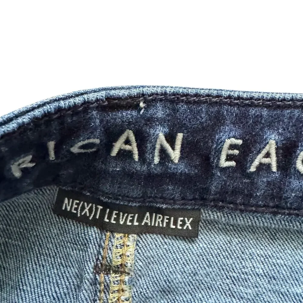 American Eagle Outfitters Men's Straight Jeans - Dark Blue - Picture 4 of 15